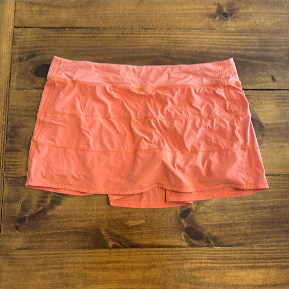 GUC Lululemon Peach Pace Rival Skort, Long - size 16